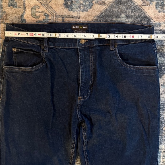 Atlas for Men Dark Blue Denim Jeans US40. - Picture 7 of 10